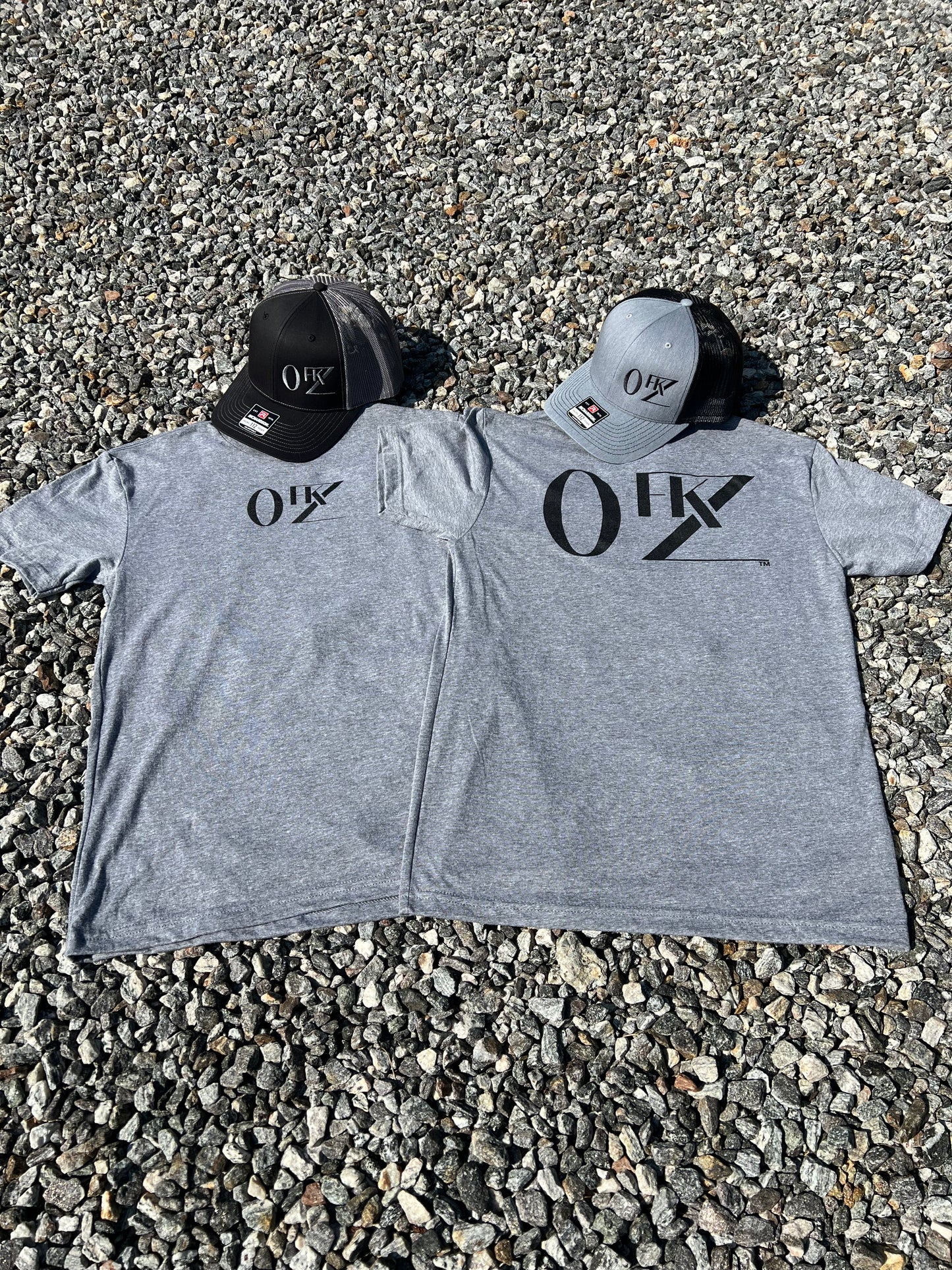 0FKZ Tee in Grey/Black
