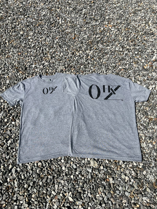 0FKZ Tee in Grey/Black